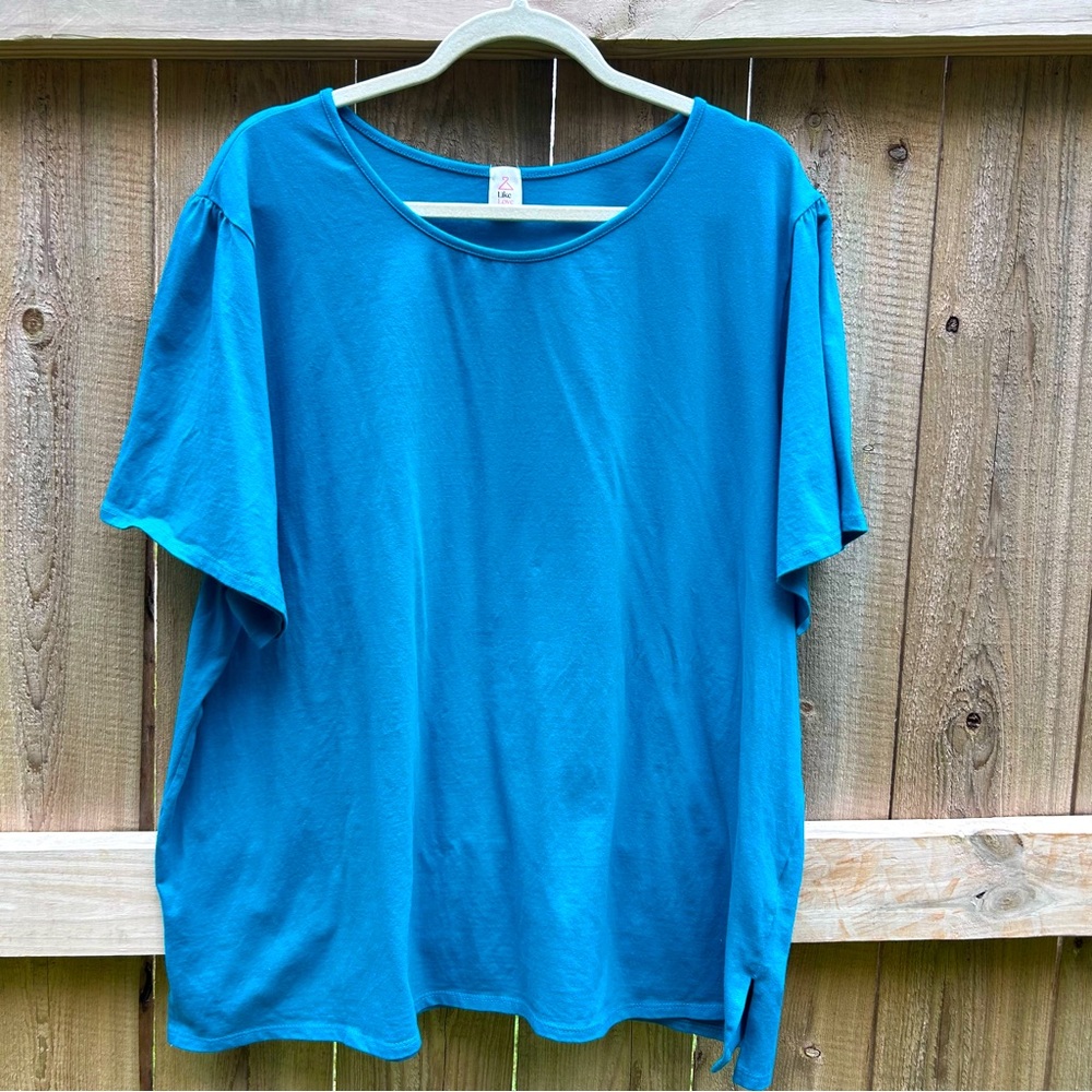 Blue Everyday Top 3X